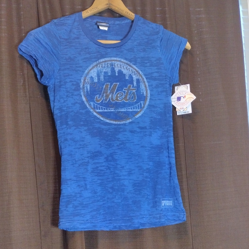 Blue Women's Mets T-Shirt